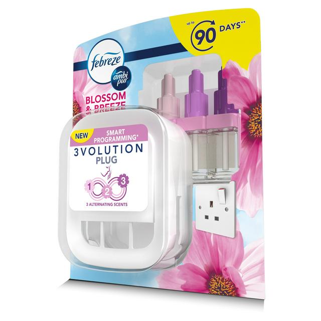 3 X Ambi Pur 3volution Plug In Refills Air Freshener Choose Scent Home  Office