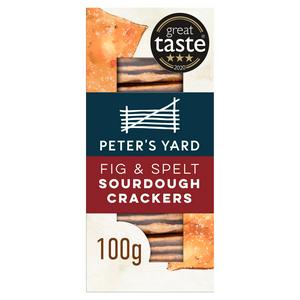 Peter's Yard Fig & Spelt Sourdough Crackers 100g - video