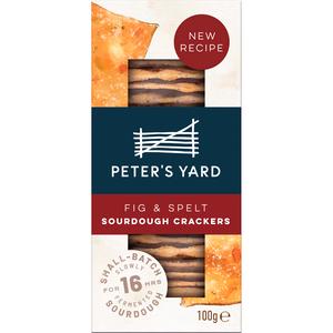 Peter's Yard Fig & Spelt Sourdough Crackers 100g - gallery image 5
