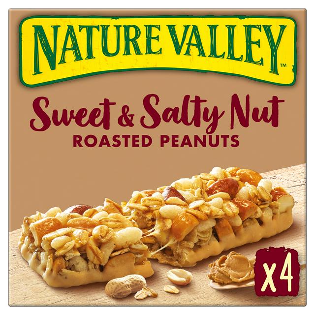 Nature Valley Sweet & Salty Roasted Peanut Cereal Bars 4x40g