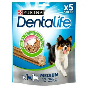 Dentalife Medium Dental Chicken Dog Chews Sticks x5