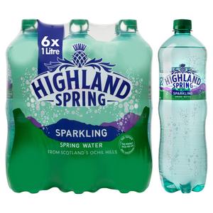 Highland Spring Sparkling Spring Water 6x1L - gallery image 2