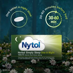 Nytol Herbal Simply Sleep One A Night Tablets x21 - gallery image 6