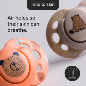Tommee Tippee Closer to Nature Fun Style x2 Orthodontic Soothers 18-36m - gallery image 5