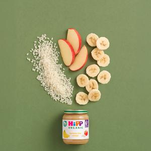 HiPP Organic Banana Rice Cereal Baby Food Jar 6+ Months 125g - gallery image 3