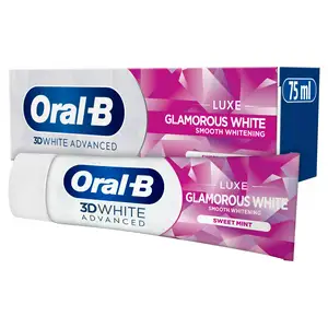 Oral-B 3D White Luxe Glamorous White Whitening Toothpaste 75ml