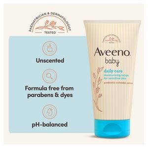 Aveeno Daily Care Moisturising Lotion Baby Moisturiser 150ml - gallery image 3