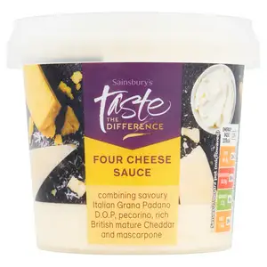 Sainsbury's Four Cheese Sauce, Taste the Difference 350g (Serves 2)