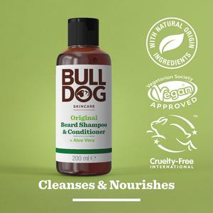 Bulldog Skincare Original Beard Shampoo & Conditioner 200ml - gallery image 2