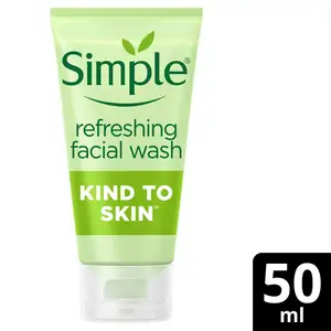 Simple Kind To Skin Refreshing Facial Wash Gel 50ml