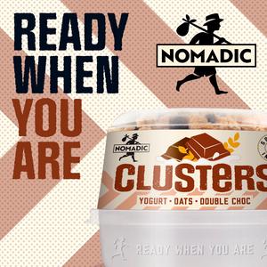 Nomadic 169g Double Choc Yogurt & Oat Clusters - gallery image 6