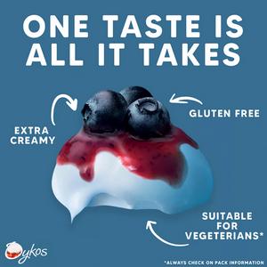 Oykos Blueberry Luxury greek Style Yogurt 4x110g - gallery image 2
