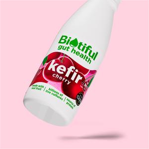 Biotiful Gut Health Kefir Milk Drink Cherry 500ml - gallery image 2