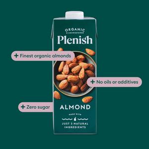 Plenish 1L Chilled Dairy Free Organic Almond Drink - gallery image 2