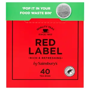 Sainsbury's Red Label Tea Bags x40 125g