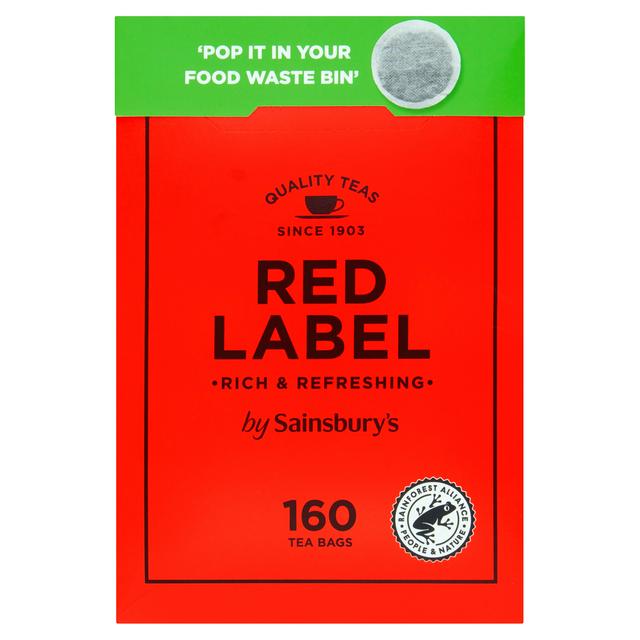 Sainsbury’s Fairly Traded Red Label x160 Tea Bags 500g
