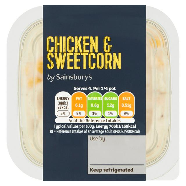 Sainsbury's Chicken & Sweetcorn Deli Filler 220g - gallery image 1