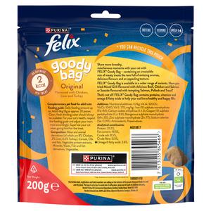 Felix Goody Bag Cat Treats Original Mix 200g - gallery image 2