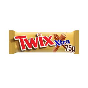 Twix Xtra Chocolate Biscuit Twin Bars 75g