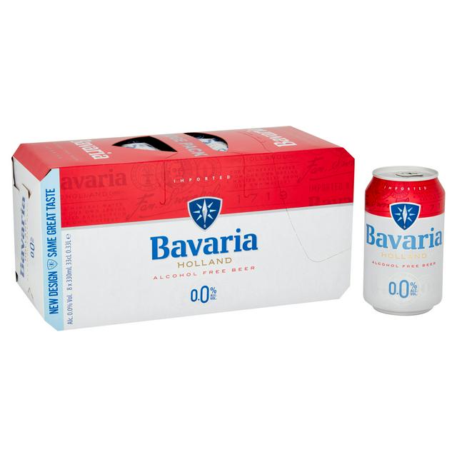 Verlichting kolonie Distributie Bavaria 0.0% Original Alcohol Free Beer 8x330ml | Sainsbury's