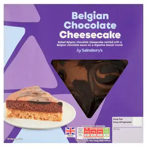 Sainsbury's Belgian Chocolate Cheesecake Dessert 500g