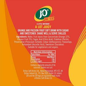 J2O Orange & Passion Fruit 10x275ml - gallery image 4