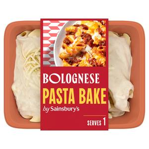 Sainsbury's Bolognese Pasta Bake Melt Ready Meal For 1 400g