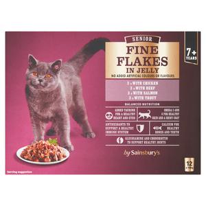 sainsburys fine flakes cat food