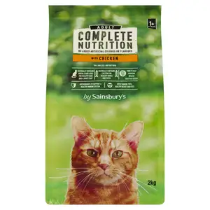 Sainsbury's Adult Complete Nutrition with Chicken Cat Food 1+ Years 2kg