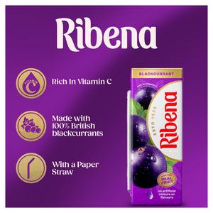 Ribena Blackcurrant Juice Drink Cartons 6x250ml - gallery image 2