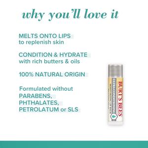 Burt's Bees 100% Natural Moisturising Ultra Conditioning Lip Balm with Kokum Butter Tube 4.25g - gallery image 3