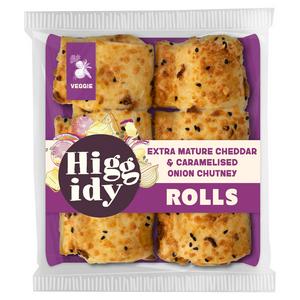 Higgidy Cheddar & Caramelised Onion Chutney Rolls 160g - video