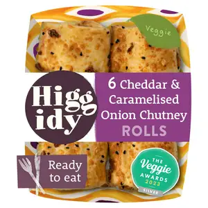 Higgidy Cheddar & Caramelised Onion Chutney Rolls