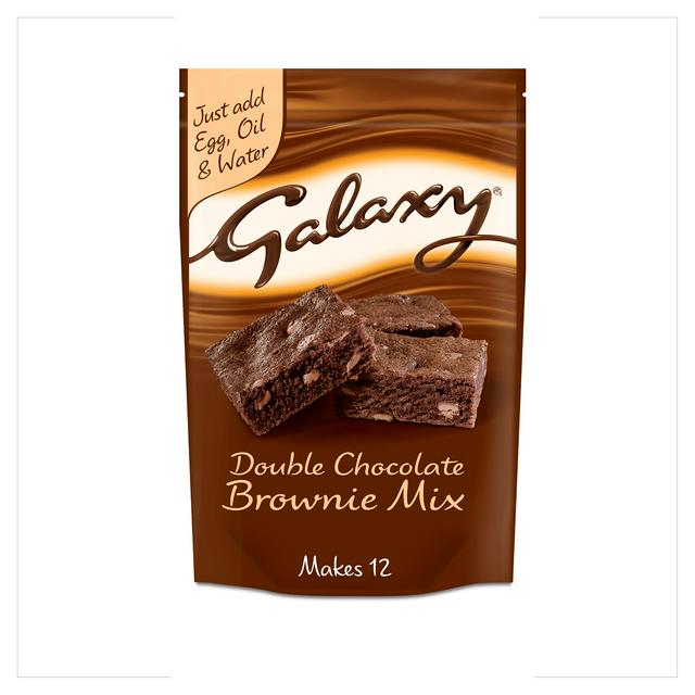 Galaxy Double Chocolate Brownie Mix 360g Sainsbury S