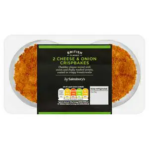 Sainsbury's Cheese & Onion Crispbake x2 227g