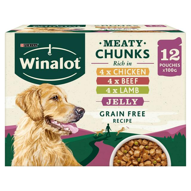 Winalot Perfect Portions Dog Food Mixed In Jelly 12X100g
