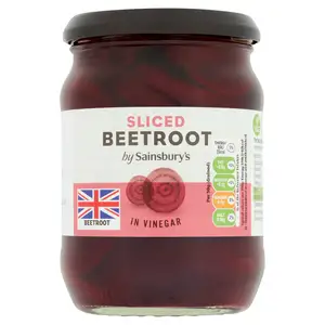 Sainsbury's Sliced Pickled Beetroot in Vinegar 340g (215g*)