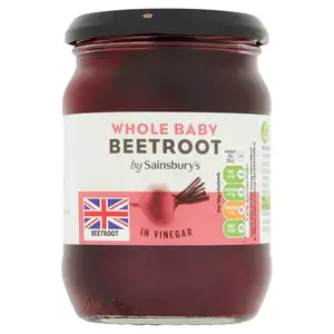 Sainsbury's Whole Baby Pickled Beetroot in Vinegar 340g (221g*)