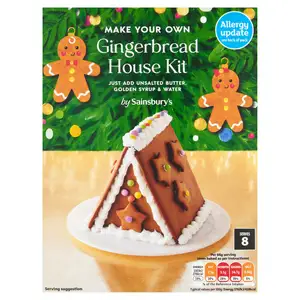 Sainsbury's Make Your Own Gingerbread House Kit 380g