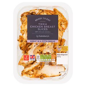 Sainsbury's Roast British Chicken Breast sliced 360g (Ready to Eat)