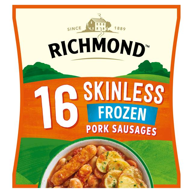 Richmond Skinless Frozen Pork Sausages x16 426g
