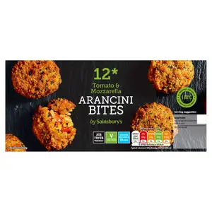 Sainsbury's Tomato & Mozzarella Arancini Bites x12 240g