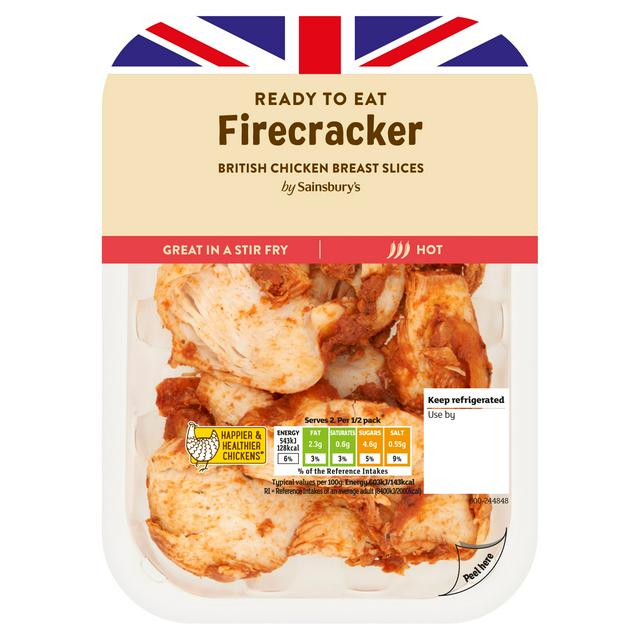 Sainsbury's Roast British Chicken Breast sliced 360g (Ready to Eat)