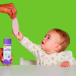 Kiddylicious Strawberry Maxi Wafers Baby Snacks 10x4g - gallery image 5
