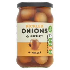 Sainsbury's Pickled Onions in Vinegar 440g (200g*)