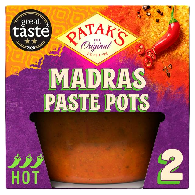 Patak’s Madras Paste Pots 2 x 70g
