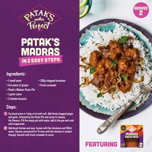 Patak's Madras Paste Pots 2 x 70g - gallery image 2