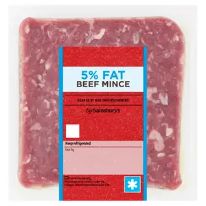 Sainsbury's British or Irish 5% Fat Beef Mince 250g