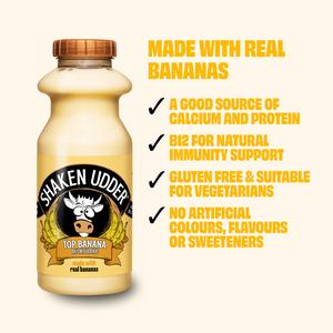 Shaken Udder Top Banana! Milkshake 330ml - gallery image 2