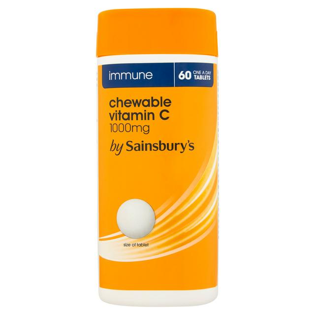 Sainsbury S Immune Chewable Vitamin C 1000mg One A Day X60 Tablets Sainsbury S